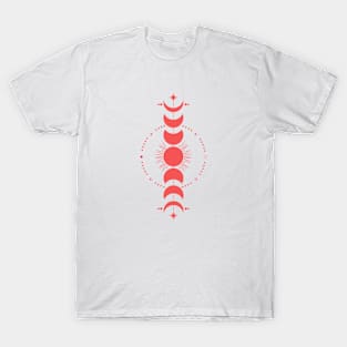 Pink Moon Phases T-Shirt